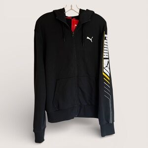 Puma Black Full-Zip Jacket with Hood NWT